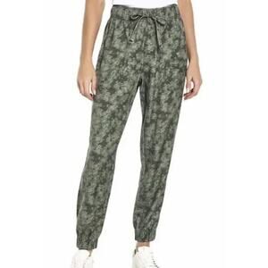 Orvis 100% Tencel Camo Relaxed Jogger Pants High Waisted Green Women's XL Comfy